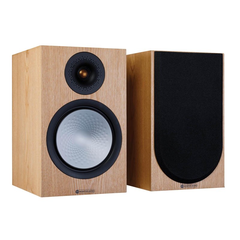 Monitor Audio Silver 100 7G Bookshelf Speakers (Pair) LIGHT ASH