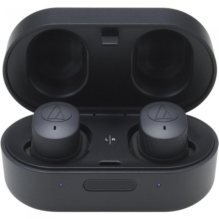 Audio-Technica ATH-SPORT7TWBK SonicSport Wireless In-Ear Headphones BLACK - Click Image to Close