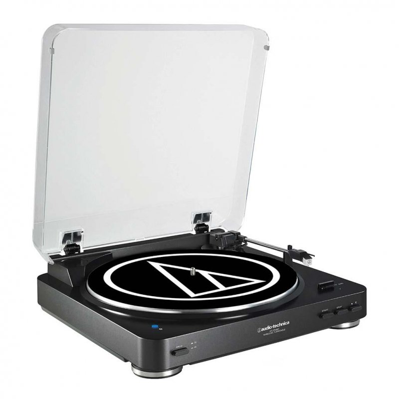 Audio-Technica LP60BK Bluetooth Wireless Fully Automatic Belt-Drive Stereo Turntable BLACK
