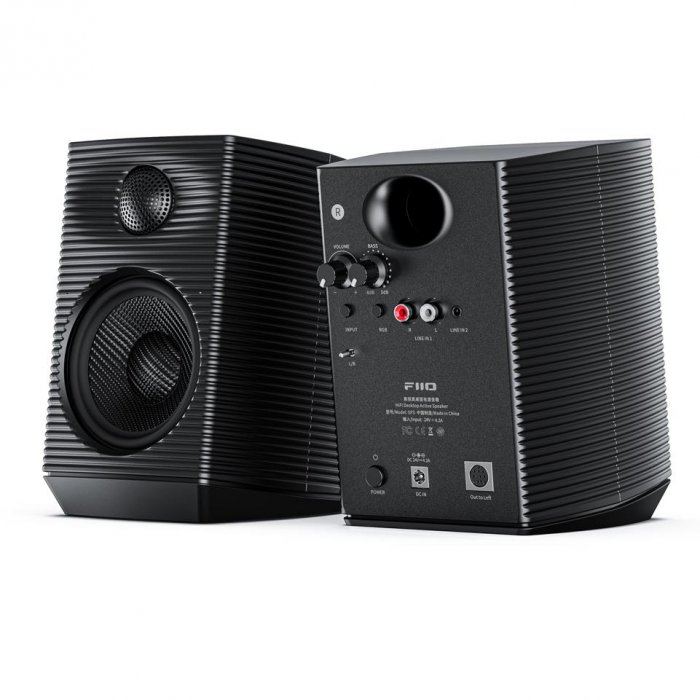 FiiO SP3 Desktop Speakers with 3.5" Carbon Fiber Woofer and 1" Silk Tweeter - Click Image to Close