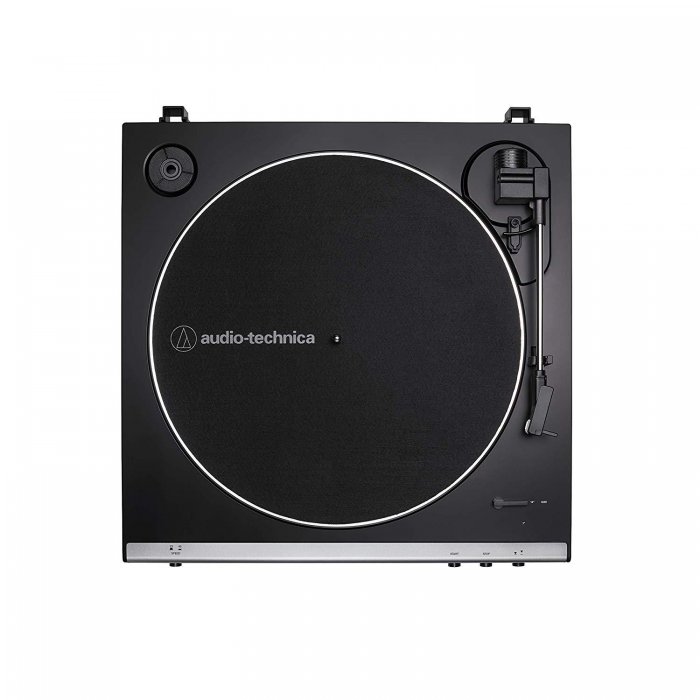 Audio-Technica AT-LP60X-GM Belt-Drive Stereo Turntable GUNMETAL/BLACK - Click Image to Close