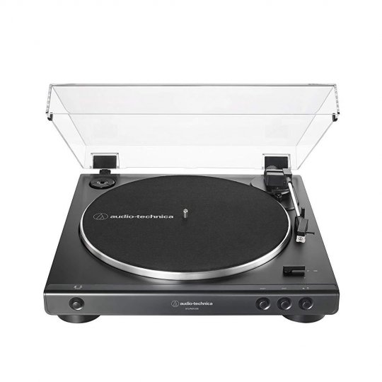 Audio-Technica AT-LP60XUSB-BK Fully Automatic Belt-Drive Stereo Turntable BLACK