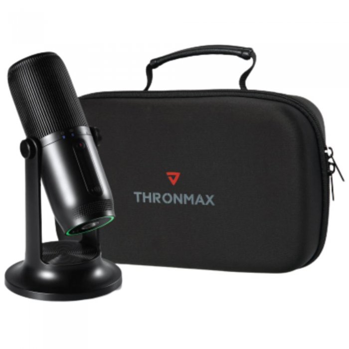 Thronmax Mdrill Professional USB Condenser Plug & Play Microphone Kit BLACK - Click Image to Close