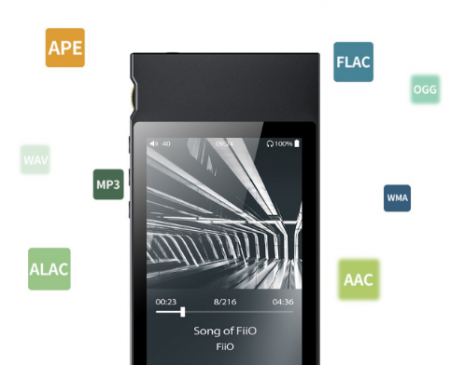 Description image for FiiO M7 Touch Screen Silver Hi-Res Bluetooth 4.2 aptX/aptX-HD LDAC & DSD DAP