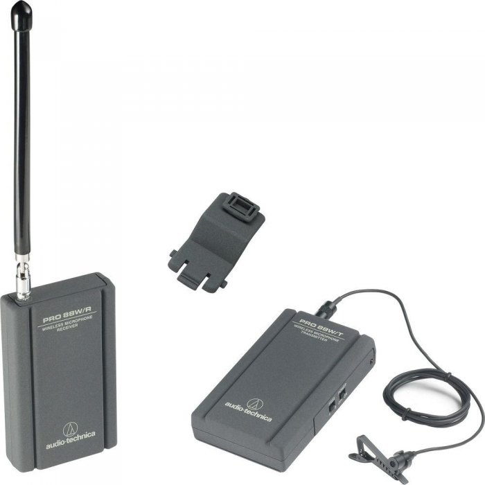 Audio-Technica PRO88W-R35 Consumer Pro 88W Camera Mountable VHF Lavalier System - Click Image to Close