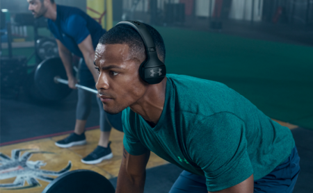 Description image for JBL Under Armour On-Ear Gym Training Headphone BLACK/RED