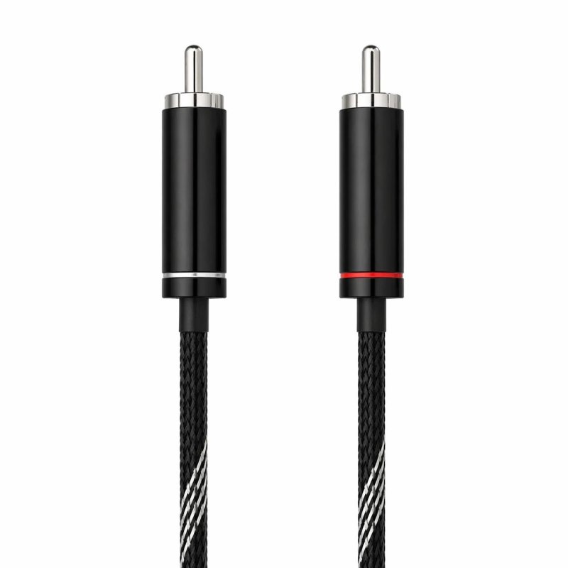 Pro-Ject Connect it Line DS RCA to RCA No Ground Audio Interconnect Cable 1.23m