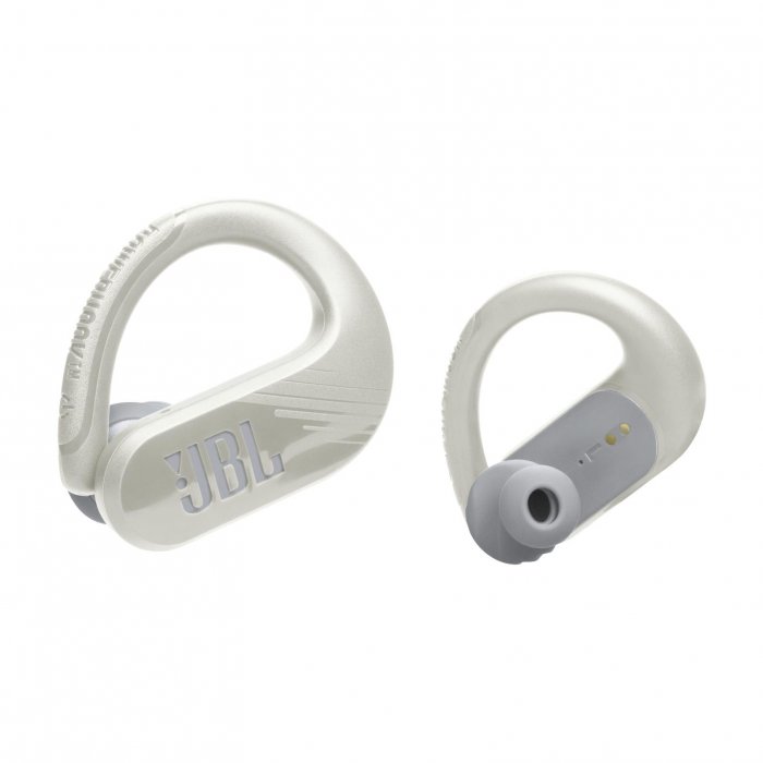 JBL Endurance Peak 3 Dust and water proof True Wireless Active Earbuds WHITE - Click Image to Close