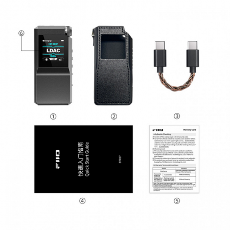 Description image for FiiO BTR17 Portable Bluetooth DAC and Headphone Amplifier