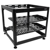 Sanus CFR1610-B1 10U Stackable Skeleton Rack BLACK