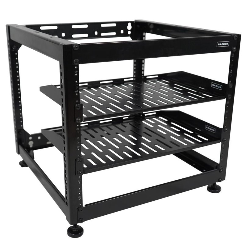 Sanus CFR1610-B1 10U Stackable Skeleton Rack BLACK