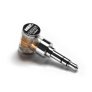 ddHiFi DJ35AR Rhodium Plated 2.5mm Female to 3.5mm Male Headphone Jack Adapter