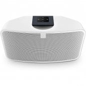Bluesound Pulse Mini 2i Compact Wireless Multi-Room Smart Speaker w BT WHITE - Open Box