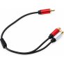 Maestro BMYC-0.3 2 RCA Female to 1 RCA Male Audio Y-Adapter Cable