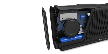 Description image for Braven 'Balance' Portable Bluetooth Speaker WHITE