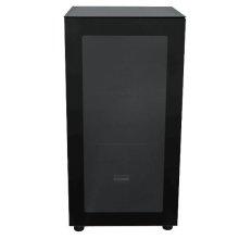Sonora S57 Series S57A4N 41-Inch Wood and Glass Audio Stand GLOSS BLACK