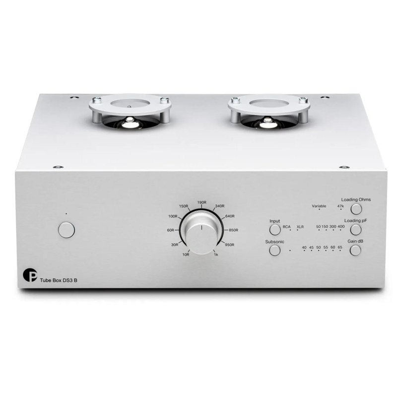 Pro-Ject Tube Box DS3 B Balanced MM/MC Tube Phono Preamplifier SILVER