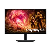 Samsung 27-inch Odyssey G5 G50F QHD 180Hz Fast IPS Gaming Monitor BLACK - Open Box