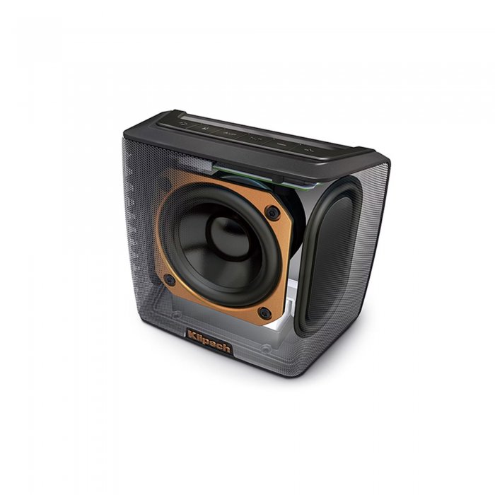 Klipsch THE GROOVE Portable Wireless Bluetooth Speaker BLACK - Click Image to Close