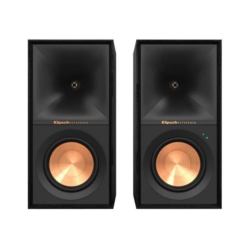 Klipsch R50PM 5.25" Two Way Powered Bookshelf Speakers (Pair) BLACK