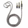 FiiO LC‑RD Pro Silver MMCX Upgrade Cable (3.9 ft, Includes 2.5 mm / 3.5 mm / 4.4 mm Swappa