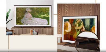 Description image for Samsung QN55LS03DAFXZC 55-Inch The Frame QLED 4K Art Mode Smart TV [2024]