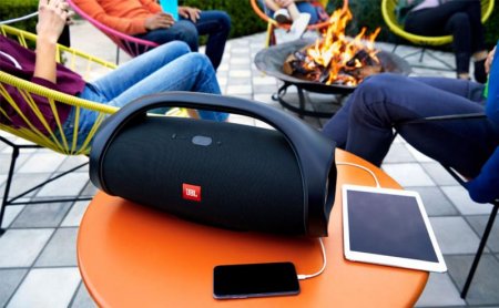 Description image for JBL BOOMBOX Portable Bluetooth Waterproof Speaker BLACK - Open Box
