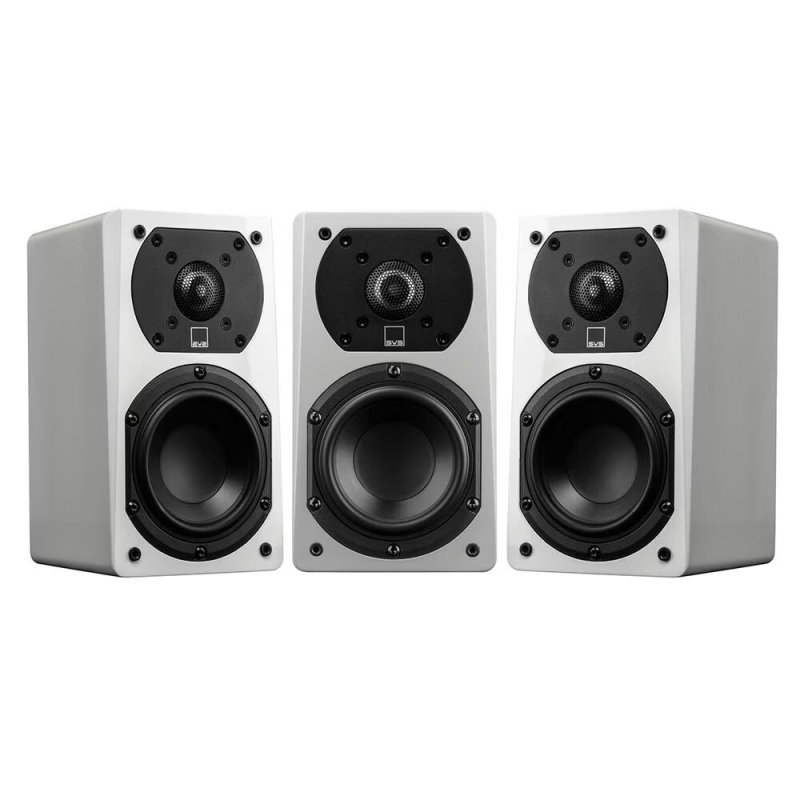 SVS Prime Satellite 3-Pack Bookshelf Speakers GLOSS WHITE
