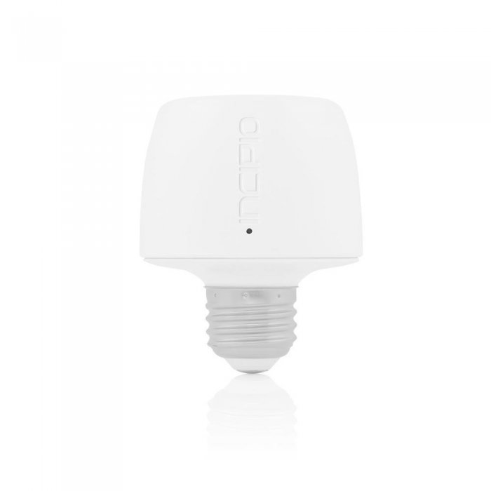 Incipio CMNDKT-001-WHT Comandkit Wireless Smart Light Bulb Adapter With Dimming WHITE - Click Image to Close