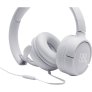 JBL Tune 500 On-Ear Headphones with One-Button Remote/Mic WHITE
