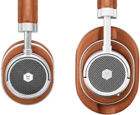 Description image for Master & Dynamic MW50+ Wireless Bluetooth 2-in-1 On Over-Ear Headphones BROWN SILVER