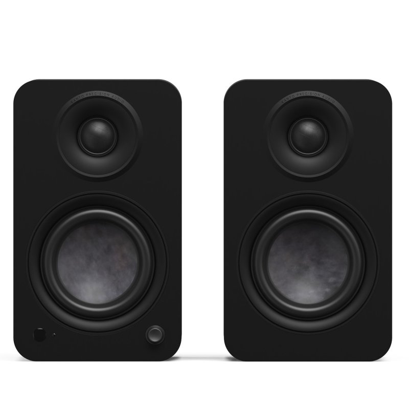 Kanto Living YU4 2nd Gen (2nd Gen) 160 W Powered Speakers System with Bluetooth 5.3 Phono Preamp USB-C BLACK