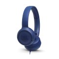 JBL Tune 500 On-Ear Headphones with One-Button Remote/Mic BLUE