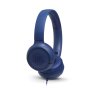 JBL Tune 500 On-Ear Headphones with One-Button Remote/Mic BLUE