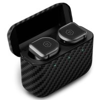 Master &amp; Dynamic MW08 SPORT Sport Glass Truly Wireless Earphones Kevlar Case BLACK