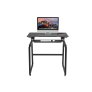 Rocelco DADR-FSM Mobile Height Adjustable Sit to Standing Desk