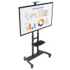 Kanto MTM86PL Height Adjustable Rolling Cart for 55"-86" TVs BLACK