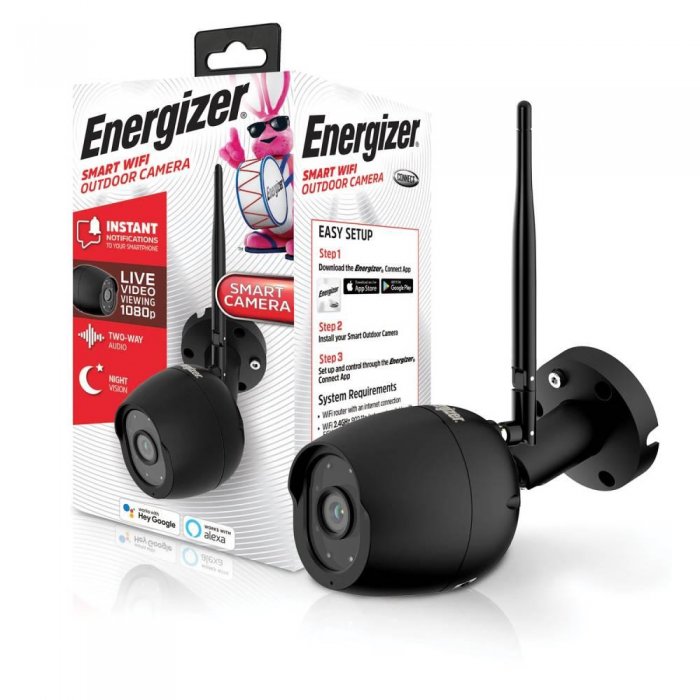 Energizer EOX11002BLK Outdoor Camera With Camera Streaming BLACK - Click Image to Close