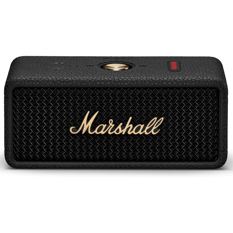 Marshall Emberton III Portable Bluetooth Speaker with 32+ Hours of Playtime BLACK / BRASS