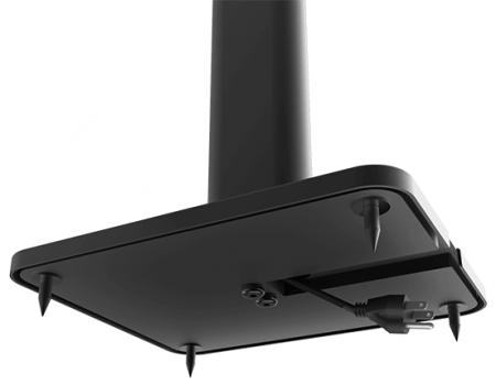 Description image for Kanto SP26PLW 26 inch Bookshelf Speaker Stands (Pair) WHITE