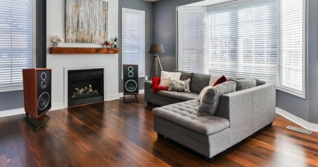 Description image for KLH Audio Model Five Floorstanding Speaker by Henry Kloss  (Pair) WALNUT