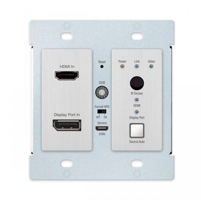 Key Digital KDX2X1WDTX 2x1 4K Wall Plate Switcher HDMI & DisplayPort - Click Image to Close