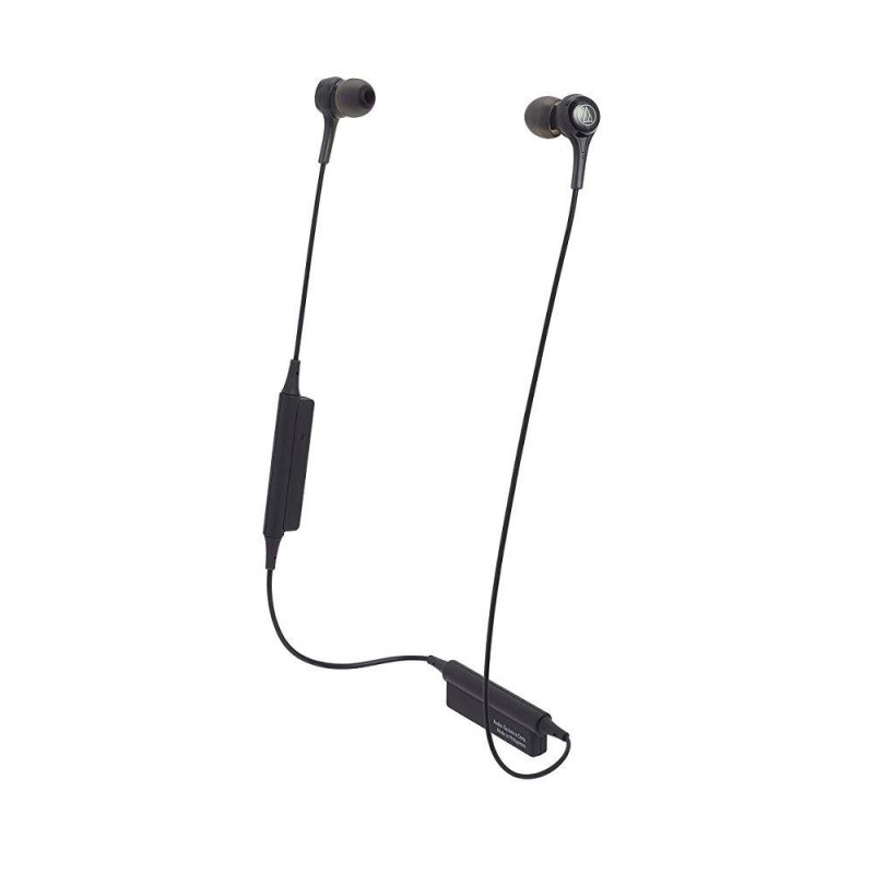 Audio Technica ATH-CK200BTBK Wireless In-Ear Headphones with In-line Mic & Control Black