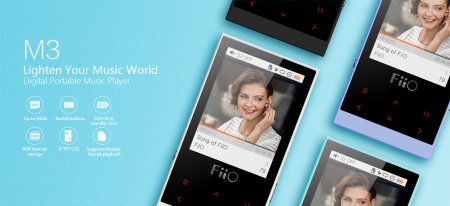 Description image for FiiO M3 Portable 8GB Music Player BLACK