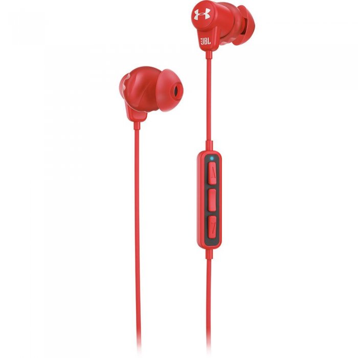 JBL Under Armour Sport Wireless In-Ear Headphones RED - Click Image to Close