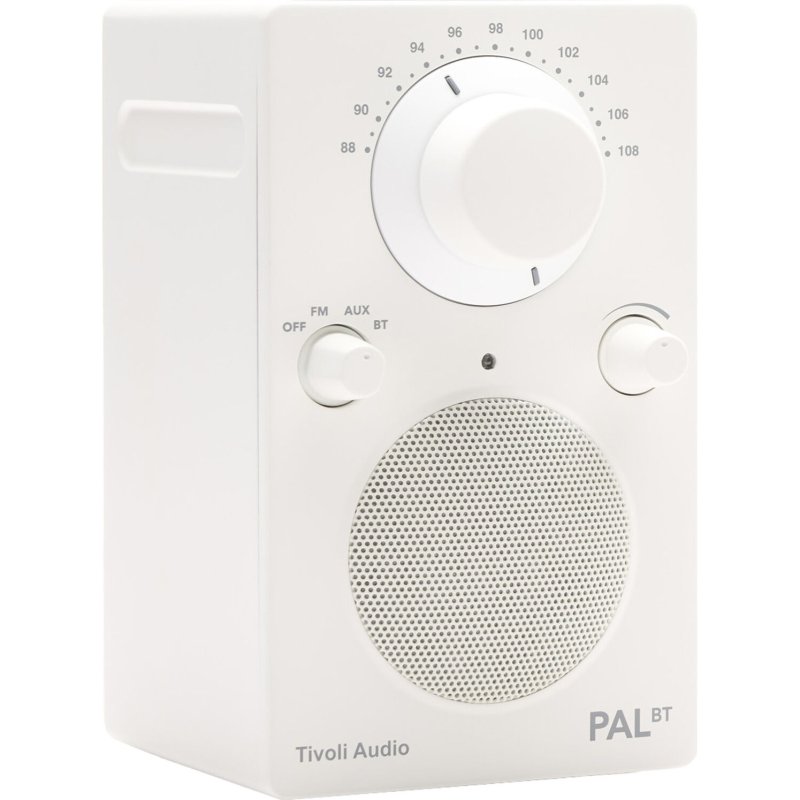Tivoli Audio PAL BT3 Portable Bluetooth Radio WHITE