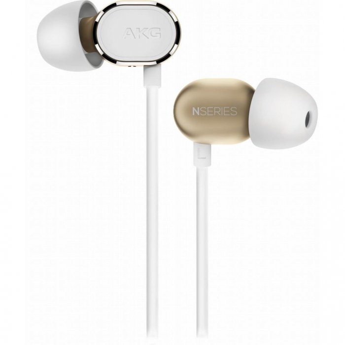 AKG N20GLD Premium Comfortable In-Ear Headphones GOLD - Click Image to Close