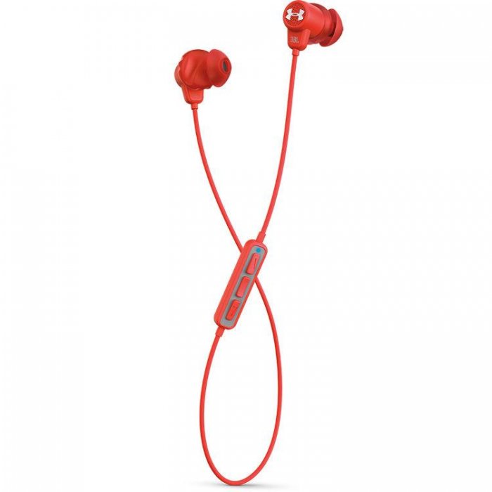 JBL Under Armour Sport Wireless In-Ear Headphones RED - Click Image to Close