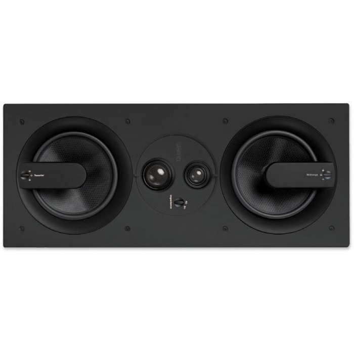 Jamo IW 626 LCR FG II Dual 6.5-Inch 2-Way In-Wall Speaker (Single) BLACK - Click Image to Close