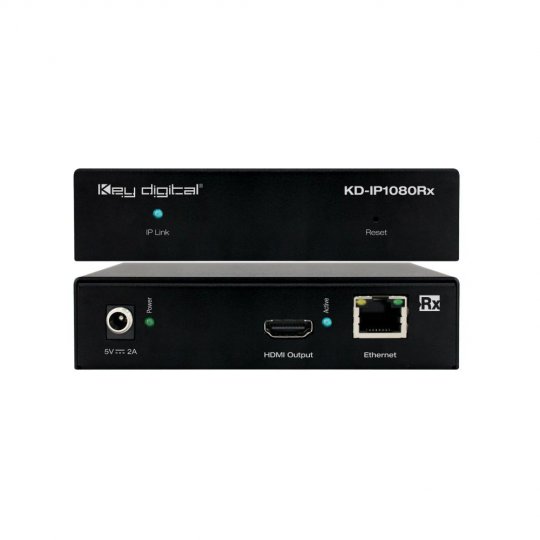 Key Digital KDIP1080RX HDMI Over IP Full HD Receiver